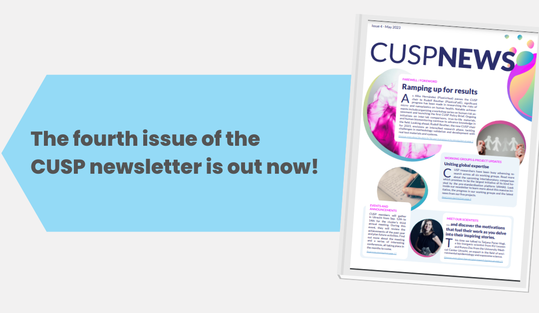 Out now! Fourth edition of the CUSP newsletter