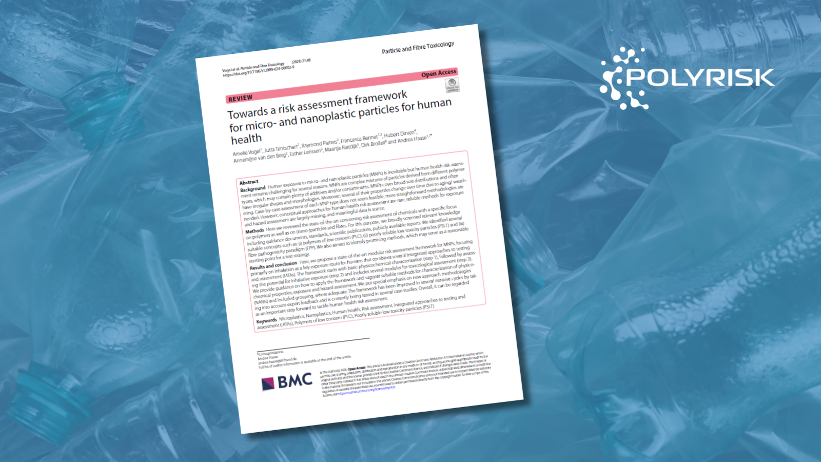 Plastic Risk What risks do micro- and nanoplastics pose to human health? - POLYRISK